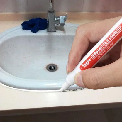 Ceramic Tile Sewing Pen Kitchen Bathroom Wall Floor Tile Special Gap Color Pen Repair Anti-Mold Waterproof Sewing Agent Pen Hook