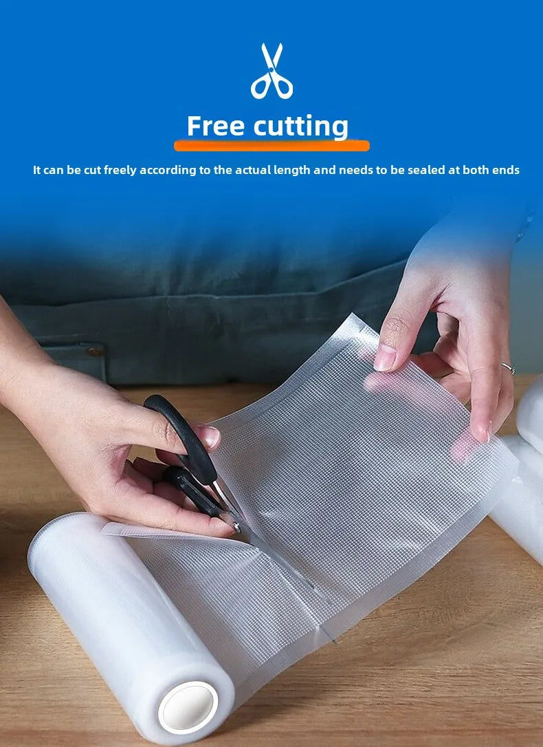 Vacuum Bags for Food Kitchen Vacuum Sealer Food Fresh Long Storage Saver Bags Keeping Food for Vacuum Packer Length Is 5m