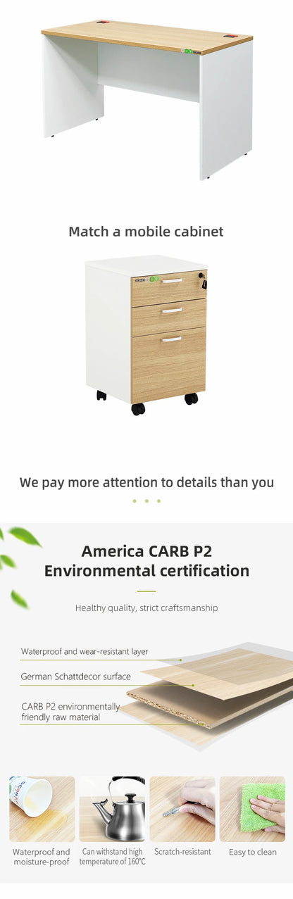 Office Furniture Staff Office Computer Desk Simple and Modern Workstation with Factory Price