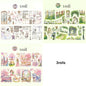 Mr Paper 3rolls/bag Good Time Series Matte PET Scenic Tape Masking Tape DIY Scrapbooking Photo Frame Glass Mug Phone Case