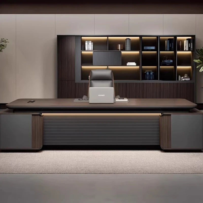 Modern Luxury Office Desk Computer Minimalist Multifunctional Design Office Desk Storage Executive Ordenador Unique Furniture