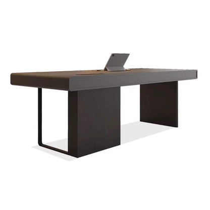 Stylish Executive Writing Desk Perfect Office Study Corner Modern Design Meets Functionality Mesa Para Computador Accessories