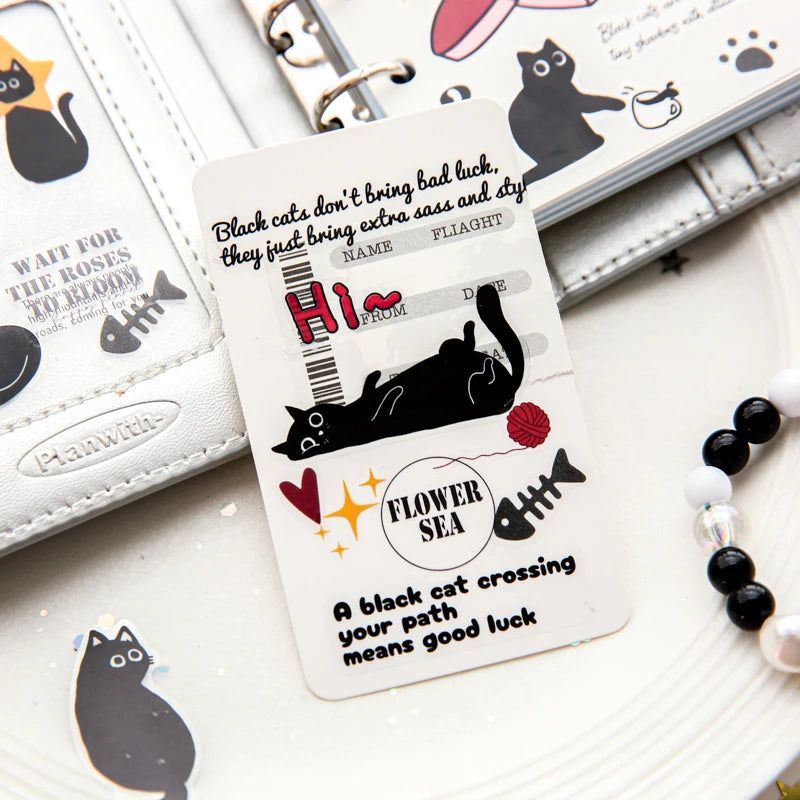 Mr Paper 2rolls/bag kawaii cat and dog diary series tape cute style handbook tape DIY diary photo frame phone case