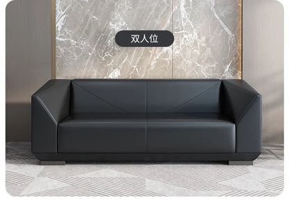 Office Sofa Simple Modern Three-person Minimalist Office Sofa Leisure Meeting Business Reception Coffee Table Combination