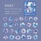 Yoofun 50pcs/lot Creative PET Flower Stickers for Gift Card Photo Frame Journal Scrapbooking Decoration Label Stationery