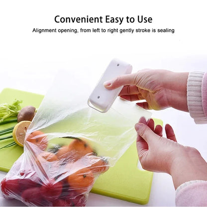Portable Heat Bag Sealing Machine Package Sealer Bags Plastic Food Bag Closure  Food Packaging Heat Sealer Kitchen Gadget