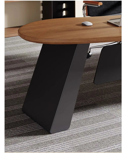 Wooden Study Office Desk Modern Computer Gaming Standing Long Executive Office Desk Luxury Escritorio Oficina Home Products