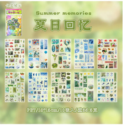 Mr. Paper, 10pcs/pack,cute Mini Stickers for Animal Food and Beverage,scrapbook,photo Frame,phone Case,diary Decoration Stickers