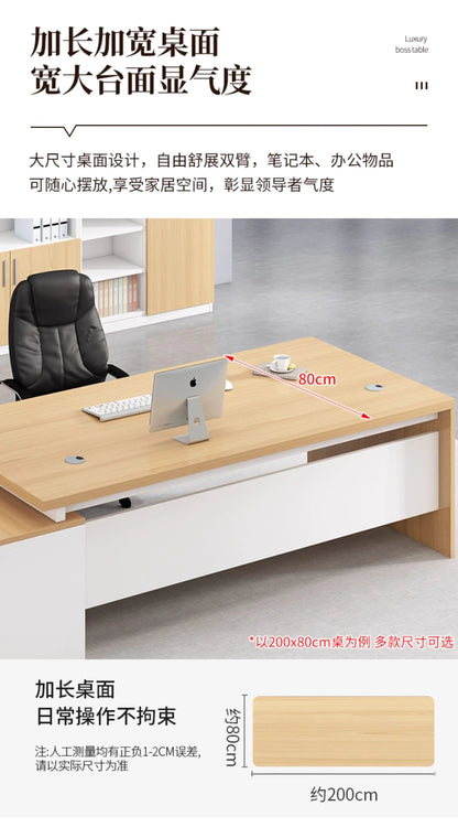 Wooden Professional Office Desk Vintage Simple Irregular Living Room Office Desk Modern Escritorio Oficina Trendy Furniture