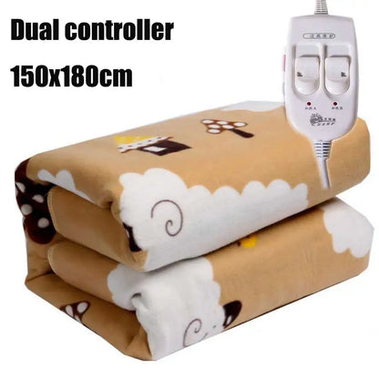 Warm Blanket Electric Heated Blanket 110V/ 220VElectric Blanket Double Manta Electrica Heating Blanket Carpets Heated Mat