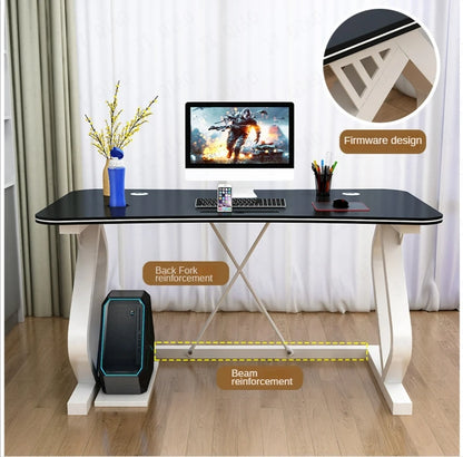 Office Work Desk desktop Computer Gamer Desk Bedroom Room Desks Simple Modern Bedroom Students Learn to Write and Store Desk