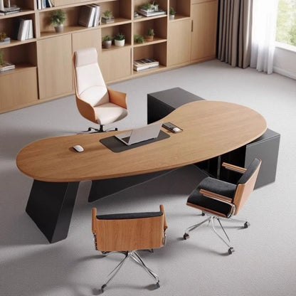 Wooden Study Office Desk Modern Computer Gaming Standing Long Executive Office Desk Luxury Escritorio Oficina Home Products