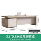 Modern European Floor Office Desk Standing Design Large Sedentary Table Ideal Productivity Style Muebles Oficina Furniture