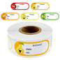 Dissolvable Food Labels By Food Safe 1x3'' Kitchen Storage Freezer Stickers Perfect For Reusable Containers 250 Labels Per Roll