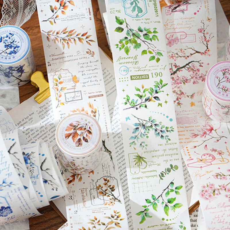 Mr. Paper 6Style 1Roll/bag South Branch Wind Letter Series Washi Tape DIY Handbook Scrapbook Photo Frame Envelope Decoration