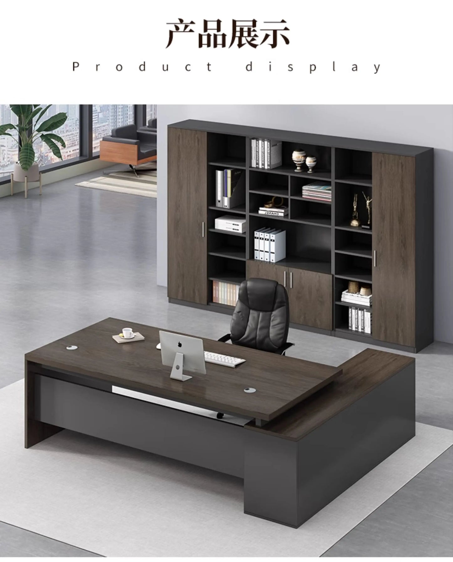 Wooden Professional Office Desk Vintage Simple Irregular Living Room Office Desk Modern Escritorio Oficina Trendy Furniture