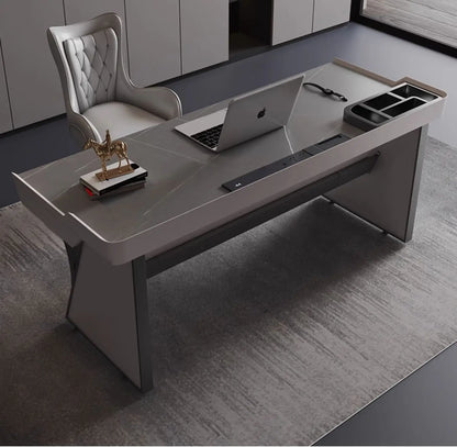Premium European Style Office Desk Large Craft Sedentary Table Offers Ergonomic Comfort Long Hours Muebles Oficina Accessories