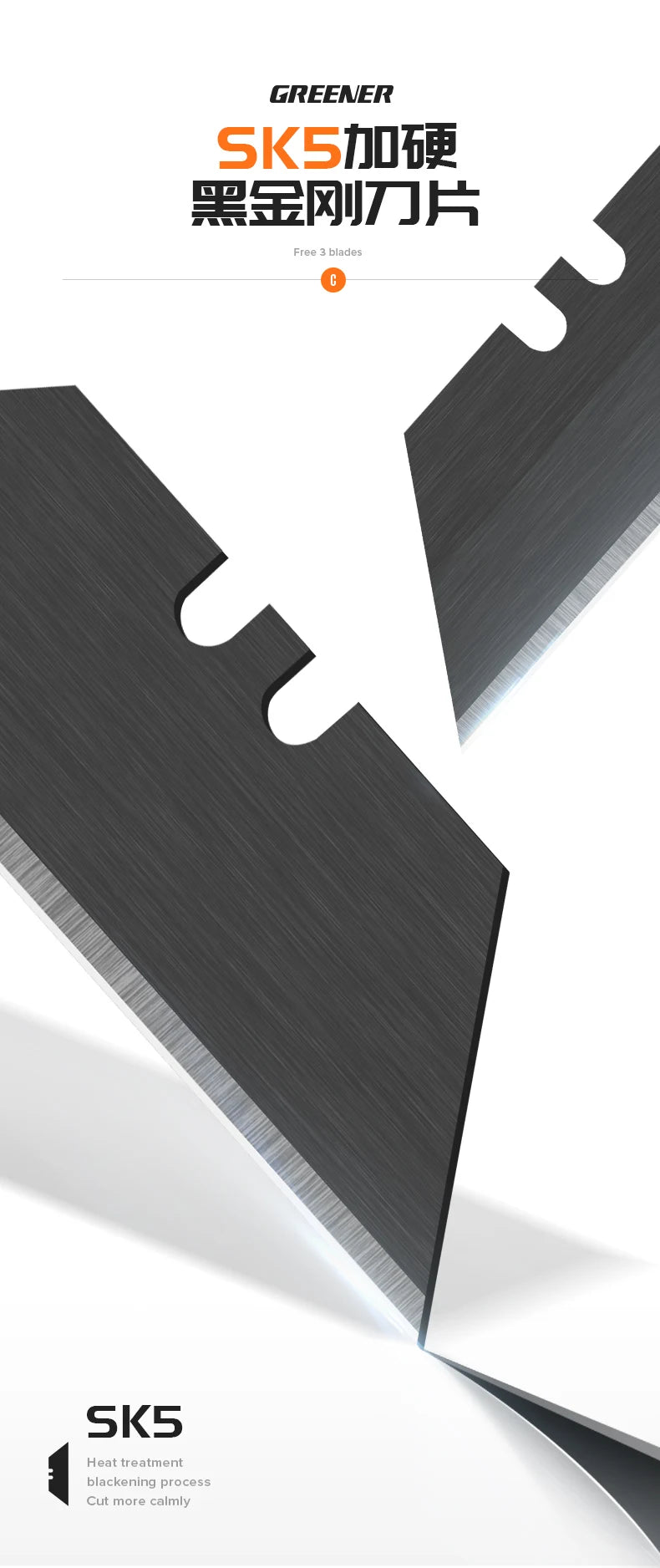 Greener Folding Zinc Alloy Heavy Duty Box Cutter Multifunctional Thickening Tool Wallpaper Utility Knife Paper Cutting
