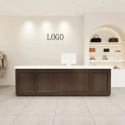 Office Salon Reception Desks Counter Display Checkout Counter Reception Desks Beauty Mostrador Negocio Commercial Furniture