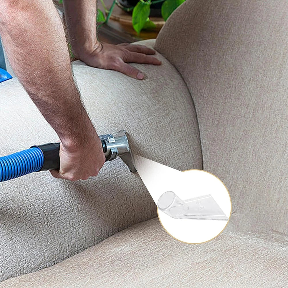 38mm Wet Vacuum Cleaner Transparent Nozzle, Washing Vacuum Nozzle for Car Care, For Cleaning Carpets, Sofa, Quilting