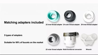 Splash proof faucet filter, water purifier, kitchen water treatment equipment, tap water filter customized