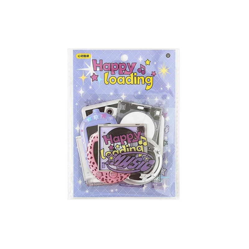 15Pcs/lot Y2K Cute Retro Paper Card Stickers Material Pack Decorative Journal Scrapbooking DIY Photo Frame Collage