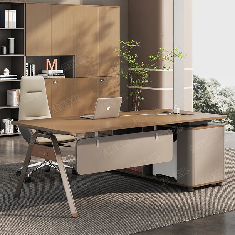 Organizer Large Office Desk Professional Simple Fashion Interior Universal Office Desk Wooden Escritorio Oficina Home Furniture