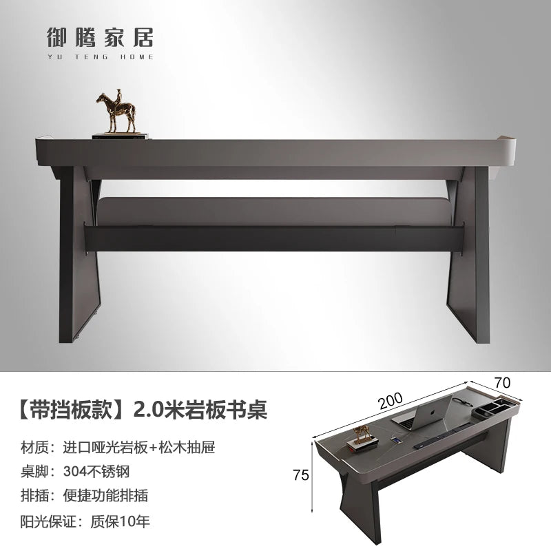 Premium European Style Office Desk Large Craft Sedentary Table Offers Ergonomic Comfort Long Hours Muebles Oficina Accessories