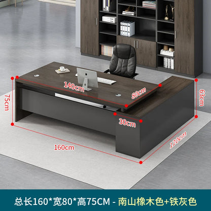 Wooden Professional Office Desk Vintage Simple Irregular Living Room Office Desk Modern Escritorio Oficina Trendy Furniture
