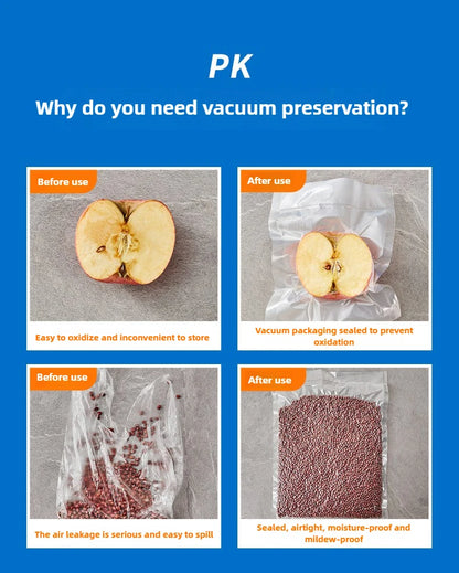 Vacuum Bags for Food Kitchen Vacuum Sealer Food Fresh Long Storage Saver Bags Keeping Food for Vacuum Packer Length Is 5m