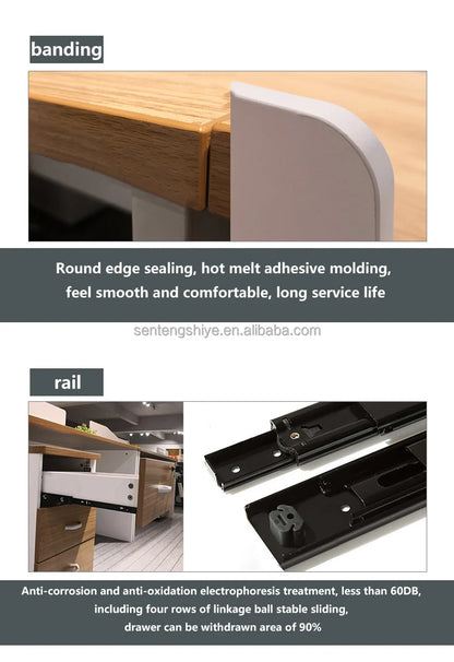 Modern Executive Desk for Office Hot Staff Workstation with Computer Center Modern Office Furniture  boss office desk