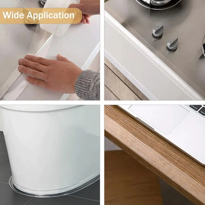 1/2/3/5Pcs 5M Kitchen Waterproof Self Adhesive Tape Acrylic Transparent Mildew-Proof Sink Tape for Bathroom Kitchen Seam Gaps