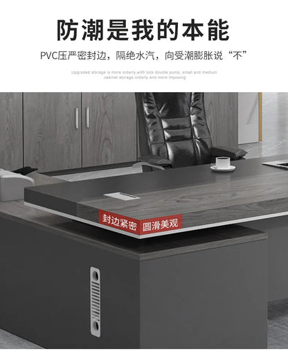 Modern Computer Office Desk Wooden Study Minimalist Save Space Interior Office Desk Fashion Meuble Bureau Ornaments Accessories
