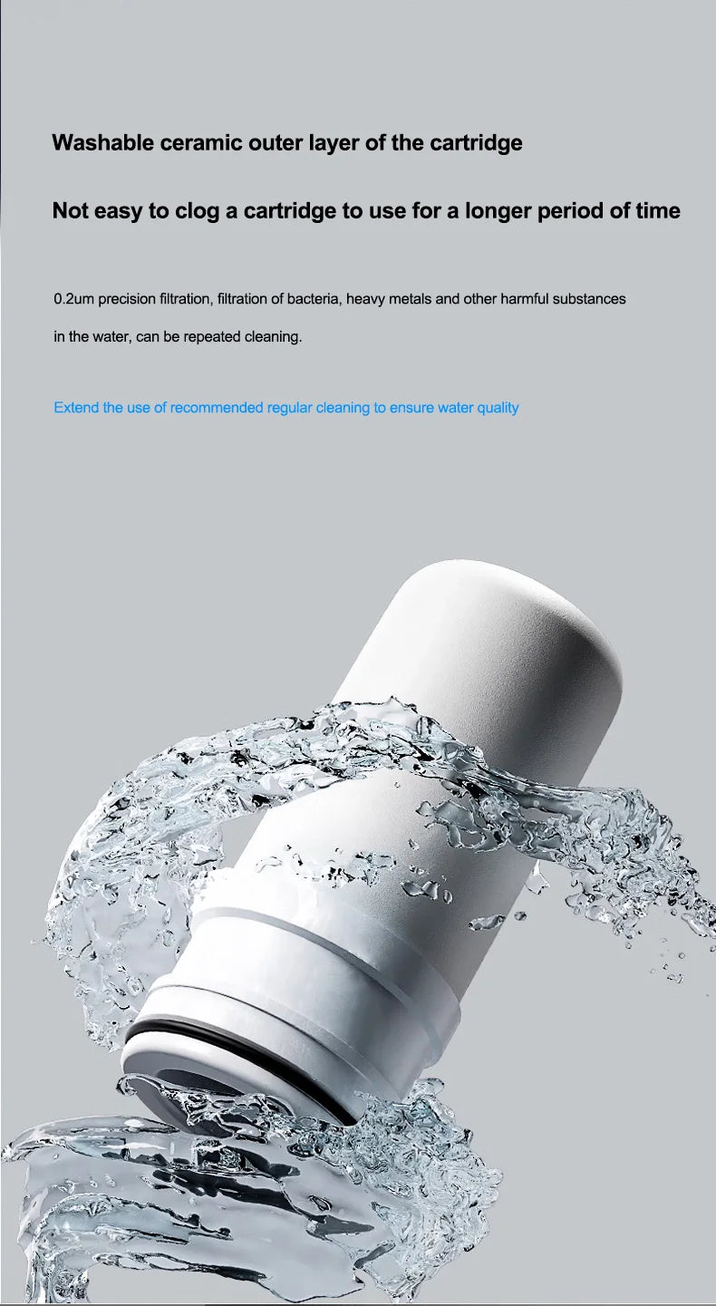 Splash proof faucet filter, water purifier, kitchen water treatment equipment, tap water filter customized