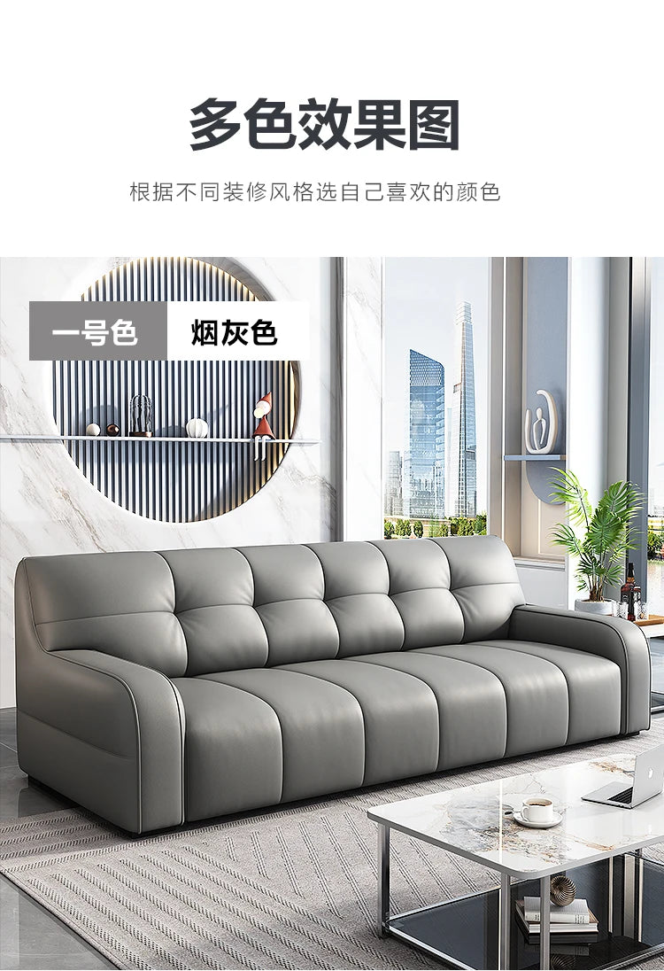 Office Sofa Simple Business Meeting Guest Reception Leisure Lounge Area Small Three-person Coffee Table Combination Set