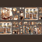 6Style 1Roll/bag PET Waterproof Durable Tape DIY Handbook Cell Phone Case Calendar Photo Frame Scrapbook Decoration