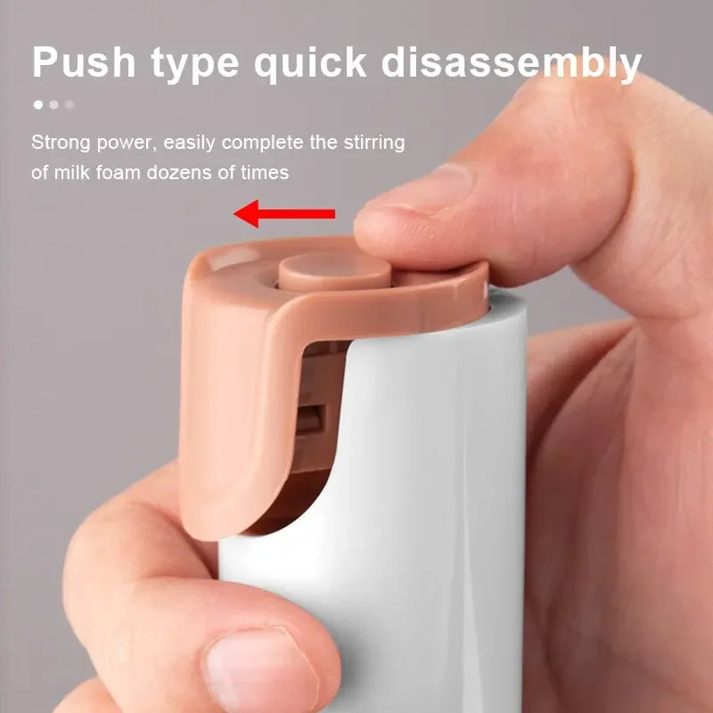Milk Frother Electric Portable Mini Milk Foamer Coffee Cappuccino Foam Maker Creamer Whisk Frothy Egg Beater Kitchen Accessory