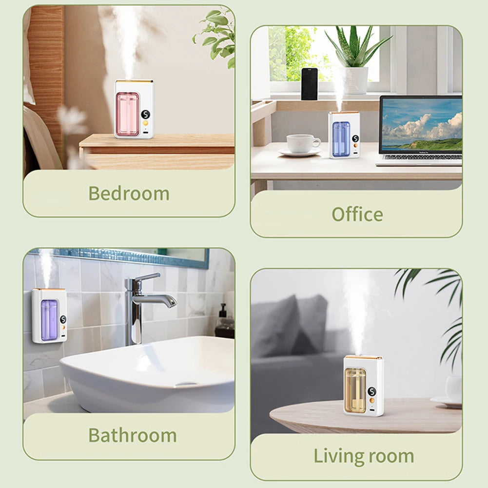 40ML Automatic Home Fragrance Machine Essential Oil Diffuser Nebulizer Perfume Scent Machine for Kitchen and toilet deodorizatio