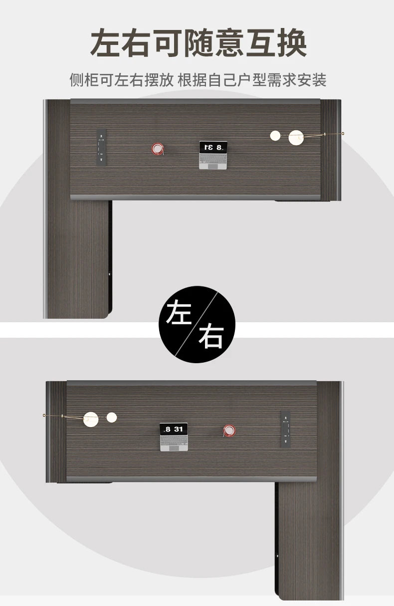 Office Desk, Simple And Modern Manager Executive Desk, Painted Light Luxury Large Class Office Desk