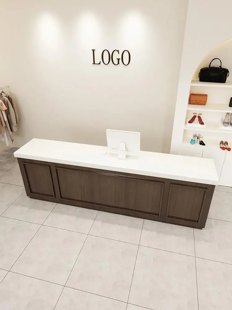 Office Salon Reception Desks Counter Display Checkout Counter Reception Desks Beauty Mostrador Negocio Commercial Furniture
