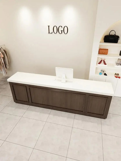 Office Salon Reception Desks Counter Display Checkout Counter Reception Desks Beauty Mostrador Negocio Commercial Furniture