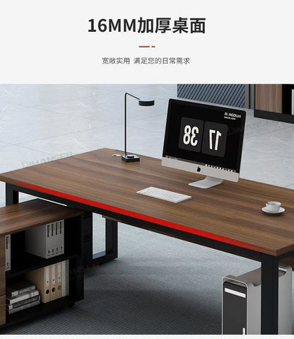 Interior Fashion Office Desk Luxury Designer Aesthetic Office Desk Universal Safe Mesa Ordenador Ornaments Home Furniture