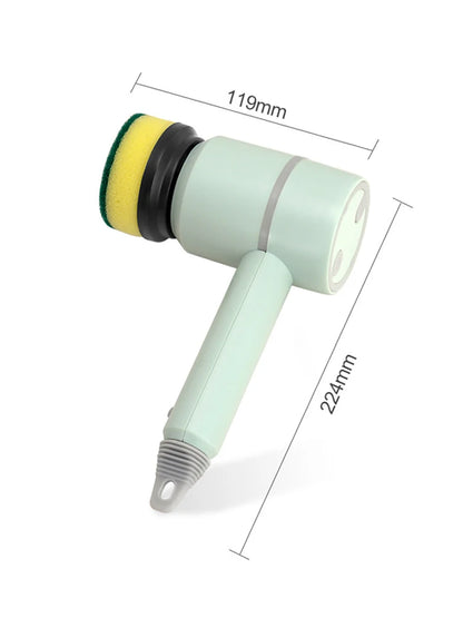 Electric Cleaning Brush USB Rechargeable Automatic Wireless Handheld Kitchen Dishwashing Brush Bathtub Tile Cleaning Brushes