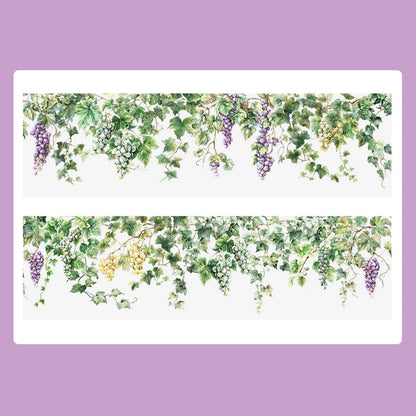 Mr. Paper, 200cm/roll, Flower, Branch, Leaf, Vine Theme Tape, Scrapbook, Photo Frame, Diary, Decorative Sticker Tape