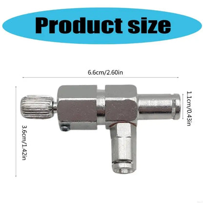 Coffee Machine Steam Valves Adapter User Friendly Installation Steam Valves Connector Aluminum Alloy Texture for Kitchen