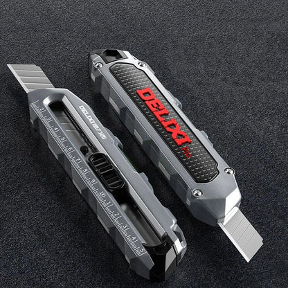 Multifunctional Utility Knife with Ruler and Level High Quality Cutting Tool Heavy-Duty All Steel Thickened Wallpaper Knife