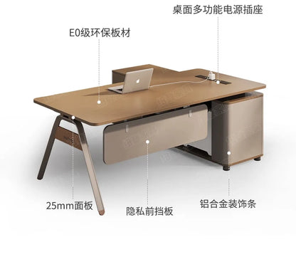 Organizer Large Office Desk Professional Simple Fashion Interior Universal Office Desk Wooden Escritorio Oficina Home Furniture