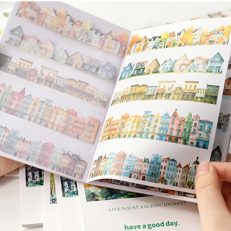 Mr. Paper 4Style 20Pcs/bag Into Nature Series Landscaping Sticker Book DIY Handbook Scrapbook Phone Case Photo Frame Calendar