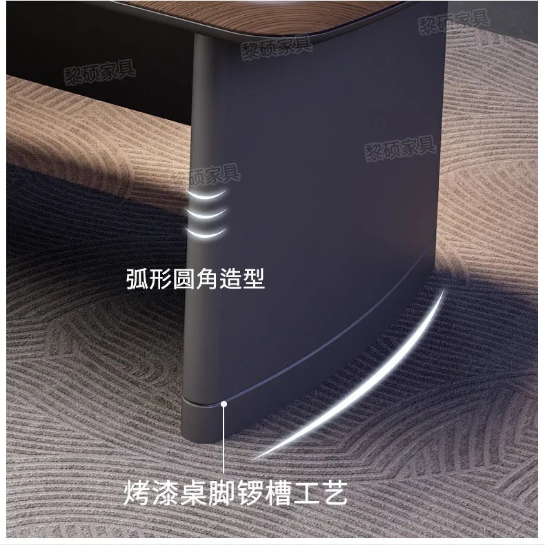 Fashion Large Size Office Desk Luxury Design Save Space Creative Computer Office Desk Executive Meuble Bureau Home Products