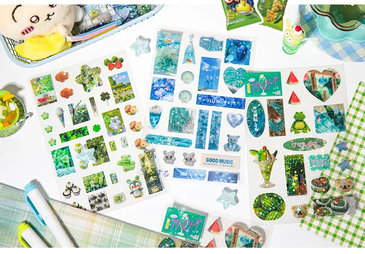Mr. Paper, 10pcs/pack,cute Mini Stickers for Animal Food and Beverage,scrapbook,photo Frame,phone Case,diary Decoration Stickers